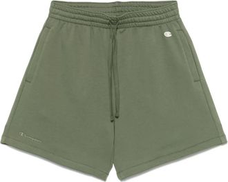 Champion Shorts con applicazione logo - Verde