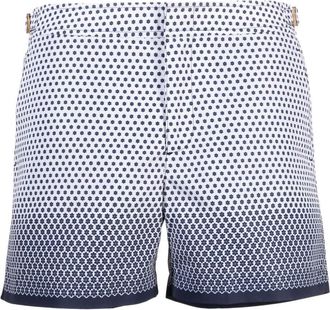 Orlebar Brown floral-print swim shorts - men - Recycled Polyester/Polyester - 31 - White