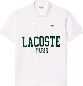Lacoste Heren Pique Klassiek Poloshirt (Wit)