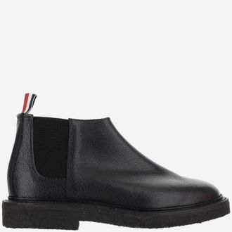 Thom Browne Black Solid Chelsea Boots