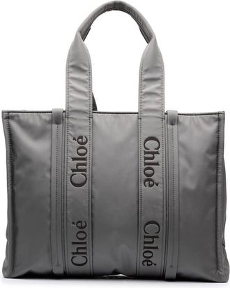 Chlo&eacute; Pre-owned Chloe Large Nylon Woody Tote Ladies XY8RKNZ9F3QJOQ9M