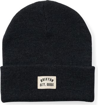 Brixton Woodburn Watch Cap Beanie in Washed Black at Nordstrom
