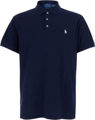 Polo Ralph Lauren Macro Piquet Polo - Heren - Polos - Blauw - XL - Tops