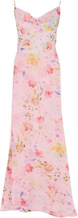 Mar De Margaritas Kleedjes, Dames, Roze, M, Polyester, Roze Elegante Jurk