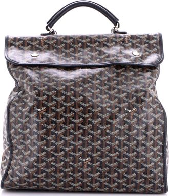 Goyard Saint Leger Briefcase Backpack Coated Canvas