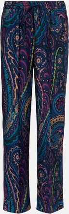 Etro Pantaloni regular con stampa