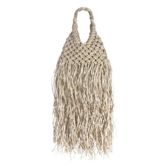 Hibourama Bags Handbags, female, Beige, Size: ONE SIZE Vannifique Rafia Frange