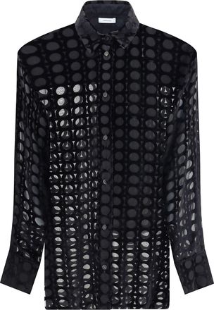 Ferragamo Velvet Devoré Shirt