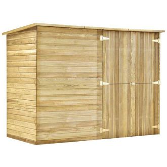 vidaXL Vidaxl - Capanno Giardino per Biciclette 232x110x170 cm Pino Impregnato