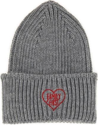 Family Fir$t Milano Beanie Hat With Logo-Uomo