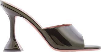 Amina Muaddi Mirror Moss Lupita 70 Slippers