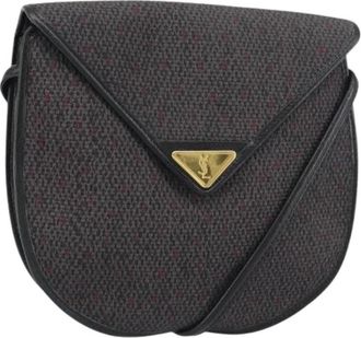 Saint Laurent Pre-owned Plastic Schoudertas - Dames - Vintage Schoudertas - Grijs - ONE Size - Vintage