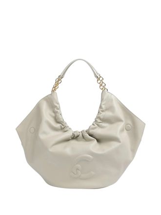 Coccinelle Grained Leather Medium Shoulder Bag with Gold-Colored Fittings