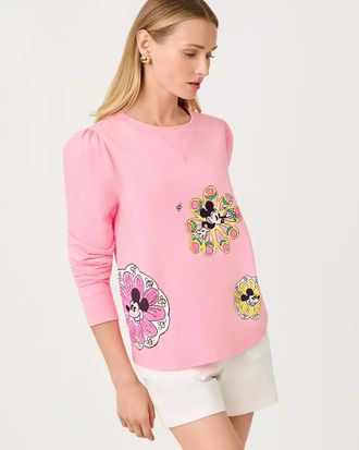 Lilly Pulitzer Elmaria Puff Sleeve Sweatshirt