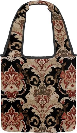 Generic 871427_2 Reversible Canvas Shoulder Tote - Double-Sided Print, 12oz Cotton, 27cm Drop, Fold-Flat Bag for Travel, Shopping, Street Outings