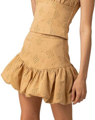 Line & Dot Devin Bubble Mini Skirt