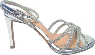 Steve Madden Sandali Ecopelle - Dames - Sandalen met hakken - Grijs - 36 1/2 EU - Schoenen