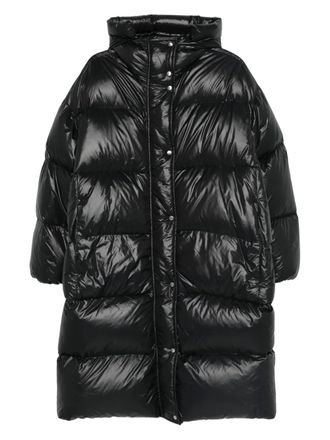 Jil Sander hooded puffer coat - women - Polyamide - S - Black