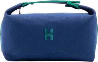 Herm&egrave;s Pre-owned Mini Bags, female, Blue, Size: ONE SIZE Pre-owned The Bride-A-Brac Travel Case