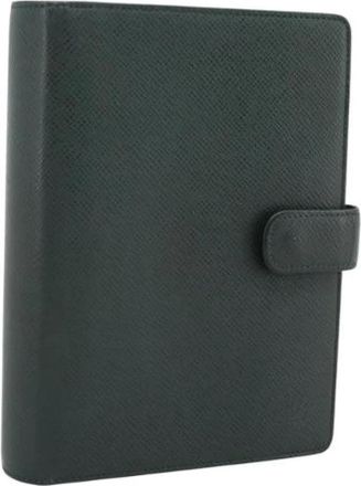 Louis Vuitton Pre-owned Day Planner Cover - Dames - Vintage Accessoires - Groen - ONE Size - Leer - Vintage