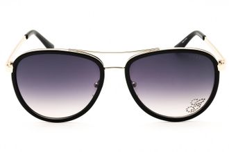 Guess GF6052 Aviator Metal Frame Sunglasses - Black