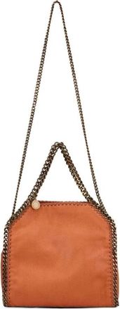 Stella McCartney Mini Schoudertas Falabella - Dames - Handtassen - Oranje - ONE Size - Polyester - Tassen
