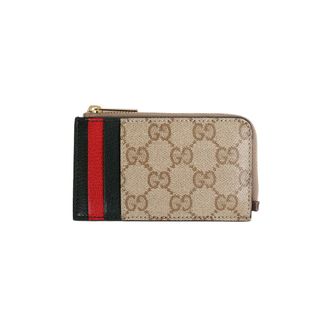 Gucci Zipped Card Holder with Multicolor Slots