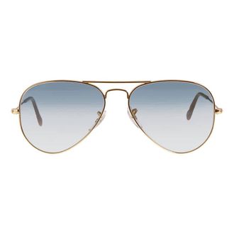 Ray-Ban Aviator Gradient Light Blue Unisex Sunglasses RB3025 001/3F 55