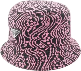 Prada Cappello a secchiello in poliestere Pre-owned - - Pre-owned - Donna - Multicolore - ONE SIZE
