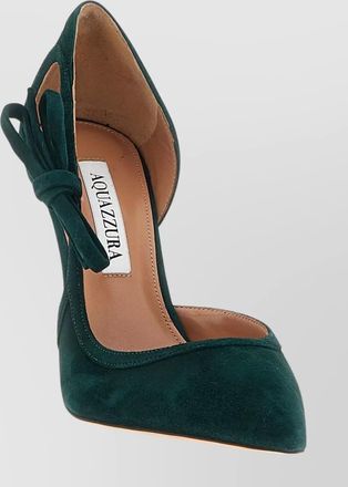 Aquazzura chic pointed toe stiletto bow pumps