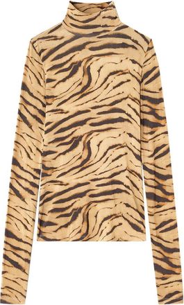 Ganni Zebra Print Top-Donna