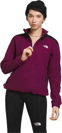 The North Face Alpine Polartec 0 Sweatshirt Womens Purple 1/4 Zip KFC495