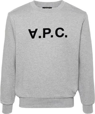 A.P.C. A.p.c., Heren, Sweatshirts & Hoodies, Grijs, Maat: XS