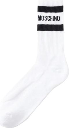 Moschino Underwear - Heren - Sokken - Wit - ONE Size - Ondergoed