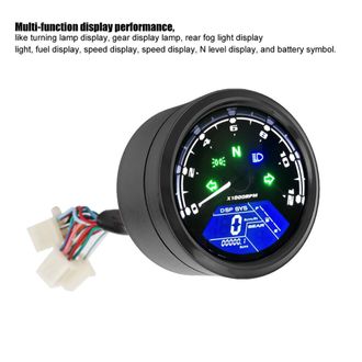 OEM Adecuado Para Motocicletas Con Veloc&iacute;metro Y Od&oacute;metro Lcd Digital, Resistente Al Agua Y A Los Golpes, 12 V