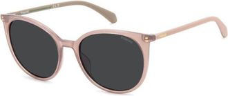 Polaroid PLD 4208/S/X Polarized 35J/M9 Womens Sunglasses Pink Size 55