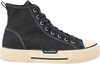 Karl Lagerfeld Kampus Max - Heren - Sneakers - Zwart - 45 EU - Leer - Schoenen