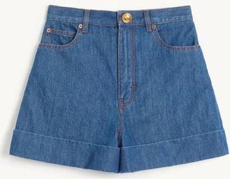 Valentino Lightweight Denim Shorts Woman DENIM 24