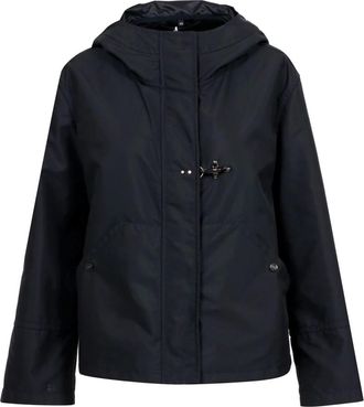 Fay Blauwe Waterafstotende Technische Stofjas - Dames - Regenjassen - Blauw - XS - Jassen