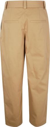 Khaite Womens Gari Pant - Tan Cotton - Size EU 34 (Womens)