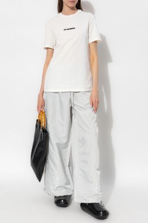 Jil Sander T-shirt With Logo, Womens, White
