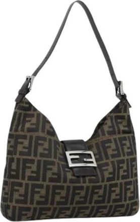 Fendi Pre-owned Vintage Shoulder Bag - Dames - Vintage Schoudertas - Bruin - ONE Size - Vintage