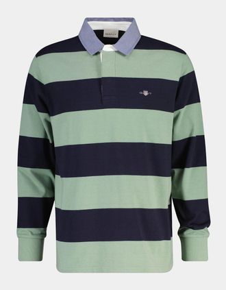 GANT Mens GANT Mens Regular Fit Chambray Stripe Heavy Rugger - 308 Surplus Mint - Size: 42