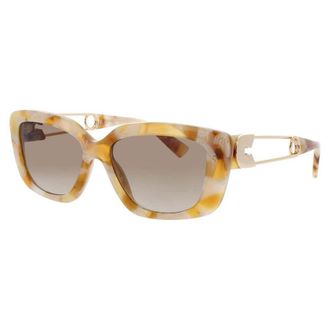 Moschino Ladies Brown Rectangular Sunglasses MOS168SC9KHA