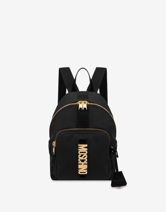 Moschino Cordura nylon backpack Medium - Black