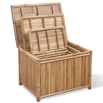 Berkfield Home Storage Boxes 3 pcs Bamboo in Brown