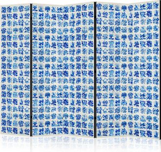Artgeist Schermo Decorativo Artgeist Pieghevole Blu 172x225 Cm Legno Tessuto