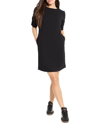 Nic+Zoe Ruched Elbow Sleeve Dress