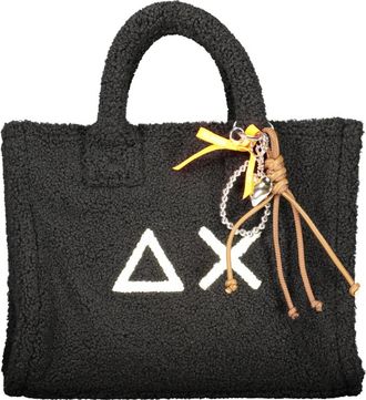 Sun 68 Cali Midi Teddy Bag - Dames - Shoppers - Zwart - ONE Size - Polyester - Tassen