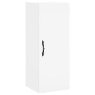 vidaXL Armario De Pared Madera De Ingenier&iacute;a Blanco 34,5x34x90 Cm Vidaxl